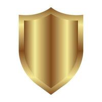 Golden Shield Vector Badge Design For Security and Power Design Elements, Guard Vector, Shield Vector For Army Tshirt Design