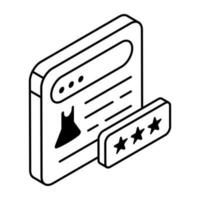 Unique design icon of shopping websiteWeb vector