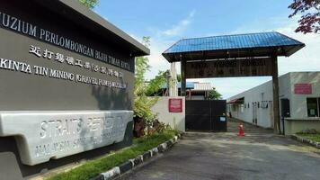 kampar, perak, Malaysia, kann 02 2022, langsam Bewegung zu kinta Bergbau Kongsi Kies Pumpe Museum video