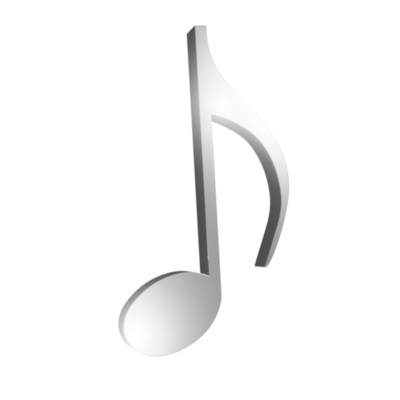 White Music Notes PNGs for Free Download