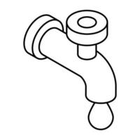 WebModern design icon of water tap vector