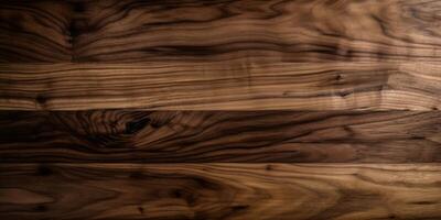 Walnut planks texture background, Brown wooden pattern. photo