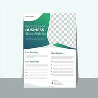 New Modern Business Flyer Template design for grow your company vector