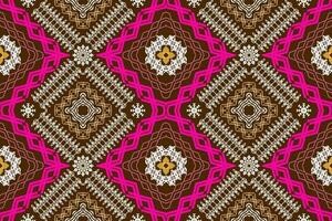 Ethnic Figure aztec embroidery style. Geometric ikat oriental traditional art pattern.Design for ethnic background,wallpaper,fashion,clothing,wrapping,fabric,element,sarong,graphic,vector illustration vector