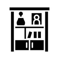 Display Shelf vector Solid  icon .Simple stock illustration stock