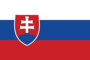 bandera de eslovaquia.nacional bandera de Eslovaquia vector