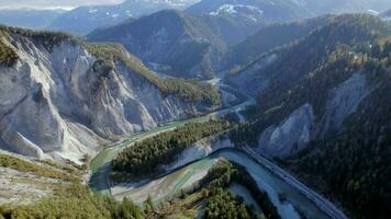 Ruinaulta The Grand Canyon of Switzerland Seen From the Air video