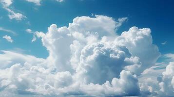 Blue sky with particular clouds. See over the clouds.summer blue sky cloud incline light white foundation. photo