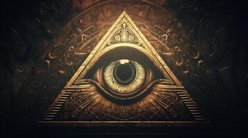 photo Sign Illuminati. freemasonry. The masonic square.