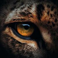 Wild leopard animal. Illustration photo