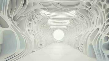 The room has an all-white color conspire with theoretical designs embellishing the dividers, giving it a cutting edge vibe. Creative resource, Video Animation