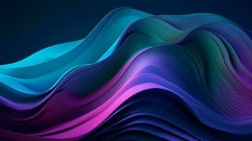 le établissement dépeint une brillant point soie surface dans nuances de violet, bleu, et indigo, avec une en forme de vague organiser. Créatif Ressource, vidéo animation video