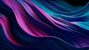 The establishment depicts a shinning point silk surface in shades of purple, blue, and indigo, with a wave-like organize. Creative resource, Video Animation