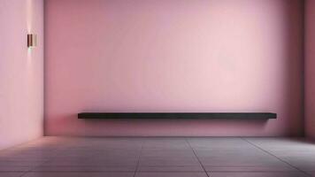 Cleanse light pink divider with celebrated chiaroscuro. Well off organize foundation for thing introduction. Creative resource, Video Animation