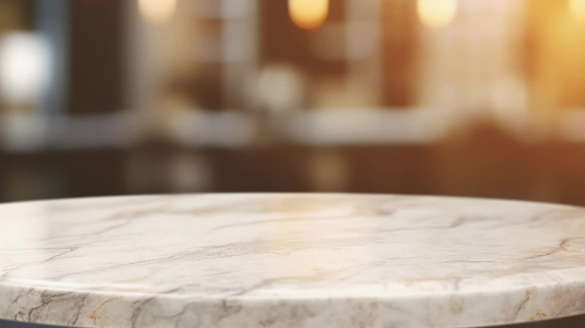 dull wood table best, obscured bokeh foundation at the back, purge