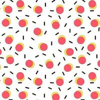 geometric background with small randomly scattered lines and circles.pattern squiggle kid. Minimalistic design. Fashion style Memphis 80s, 90s. illustration vector