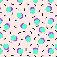 geometric background with small randomly scattered lines and circles.pattern squiggle kid. Minimalistic design. Fashion style Memphis 80s, 90s. vector