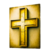 golden cross illustration png