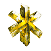 golden cross illustration png