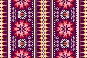 Ethnic Figure aztec embroidery style. Geometric ikat oriental traditional art pattern.Design for ethnic background,wallpaper,fashion,clothing,wrapping,fabric,element,sarong,graphic,vector illustration vector