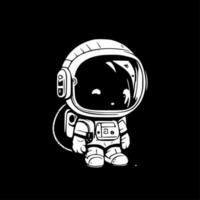 Astronaut - Minimalist and Flat Logo - Vector illustration