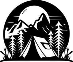 Camping - High Quality Vector Logo - Vector illustration ideal for T-shirt graphic