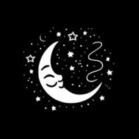 Celestial, Black and White Vector illustration