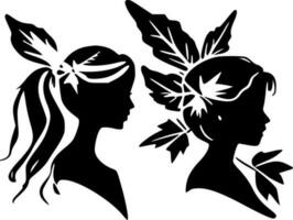 Fairies - High Quality Vector Logo - Vector illustration ideal for T-shirt graphic