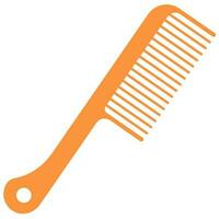 el peine es un dispositivo para peinada el cabello. el peine consiste de perillas y dentículos peluquería utilizar un variedad de peines.barbería soltero icono en dibujos animados estilo vector símbolo valores ilustración web.