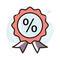 Discount Offer vector Fill outline Icon.Simple stock illustration stock.EPS 10