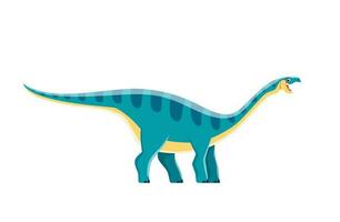 Cartoon Coloradisaurus dinosaur character, dino vector