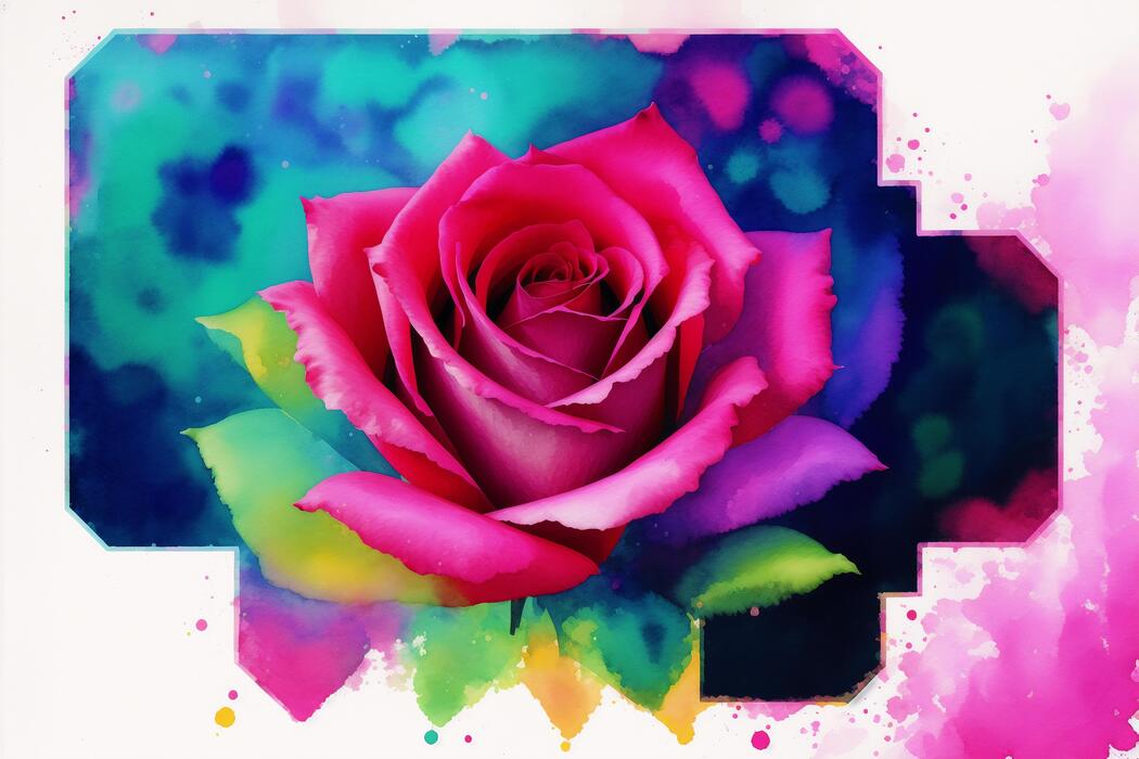 Watercolor Rose Stock Photos, Images and Backgrounds for Free Download