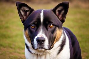 Portrait of a beautiful Africanis dog. photo