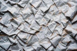 Paper texture, paper background. Crumpled paper background. photo