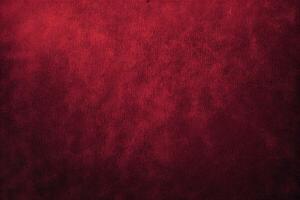 Red textile texture background pattern. close up.  abstract Red leather texture background. Generative AI photo