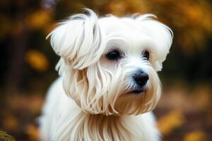 Cute Jack Russell Terrier. Portrait of a beautiful Jack Russell Terrier dog playing in the park. photo