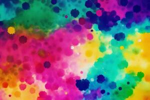 Abstract colorful background. Watercolor paint. Digital art, photo