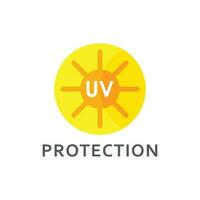 uv proteccion vector icono, ultravioleta logo