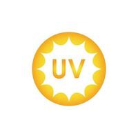 uv proteccion vector icono, ultravioleta logo