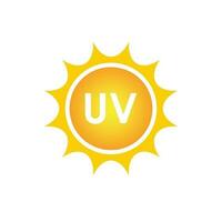 UV Protection Vector Icon, Ultraviolet Logo