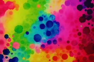 Abstract colorful background. Watercolor paint. Digital art, photo