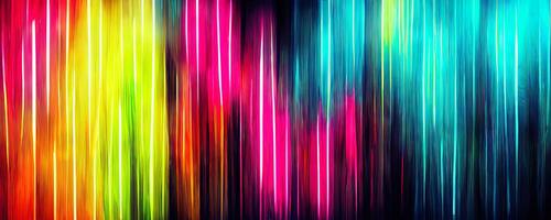 illustration of gaming background abstract, cyberpunk style of gamer wallpaper, neon glow light of sci-fi. Glowing iridescent neon lights for both light and dark backgrounds. photo