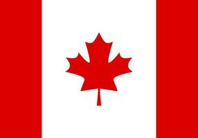 Canada, Canada flag. Canadian flag vector design illustration. Canadian flag shape. Maple Canadian flag.