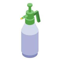 Sprayer bottle icon isometric vector. Farm pest vector