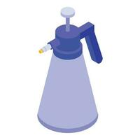 Bottle sprayer icon isometric vector. Garden chemical vector