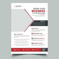 Corporate Business Flyer Template Design vector