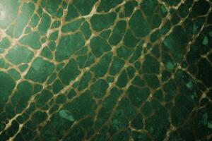 Turquoise marble texture background pattern. Green stone surface. abstract natural marble green and gold. photo