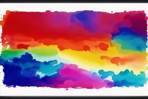 Abstract background with colorful watercolor splashes. Watercolor paint. Digital art, photo