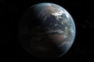 desconocido planeta, ver desde espacio. generativo ai foto