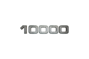 10000 subscribers celebration greeting Number with star wars design png